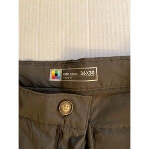 LB Tech Hiking Pants Mens 36x30  All Terrain Gear Green Outdoor Gym Gear